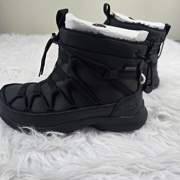 Keen Uneek SNK II Women's Size 7.5 Boots Chukka Waterproof Black Adjustable - Picture 7 of 9